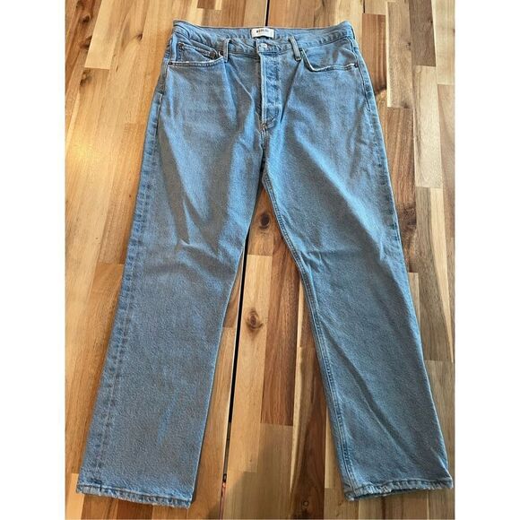 AGOLDE 90s High Rise Straight Leg Jeans - Picture 2 of 5